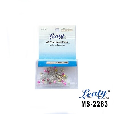 Set de 40 Alfileres LEATY / Alfileres perlados #22  1-3/16&quot;  34mmX40pcs