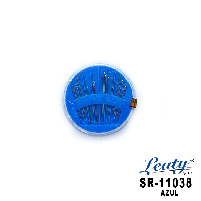 Agujas surtidas para costura a mano /Set de 30 piezas #81 - 3/7&quot;, COLOR: AZUL