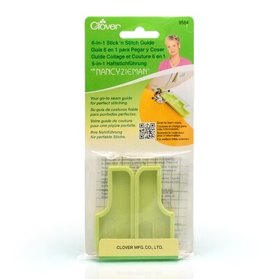 Guía 6 en 1 para pegar y coser Clover
