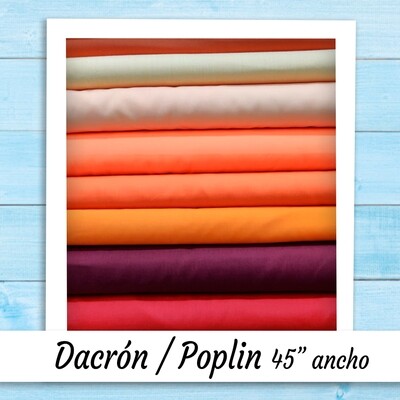 DACRÓN LISO (POPLIN) 45&quot; ANCHO