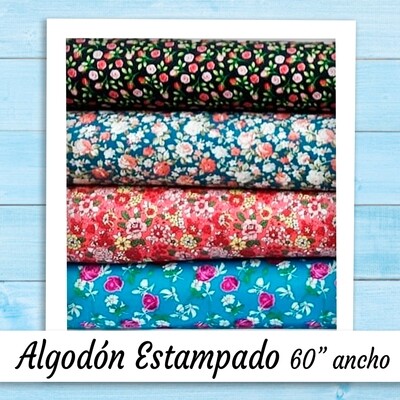 ALGODÓN ESTAMPADO 60&quot; ANCHO