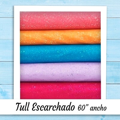 TULL ESCARCHADO 60&quot; ANCHO