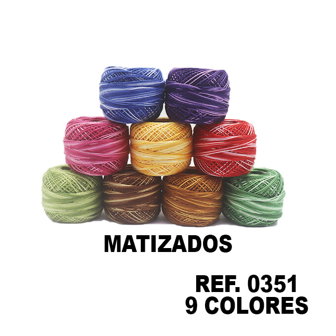 Hilo de bordar Algodón Perlado Oren Bayan- 10gr - Matizados