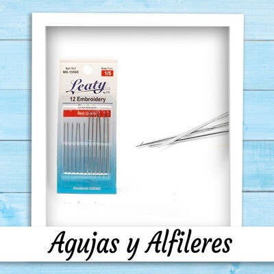 AGUJAS Y ALFILERES