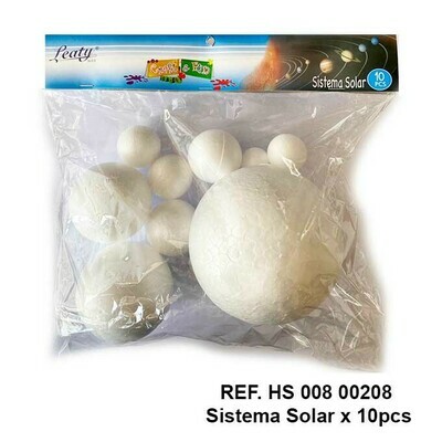 Esferas Hielo Seco / Sistema Solar x 10pcs
