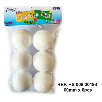 Esferas Hielo Seco 60mm x 6pcs