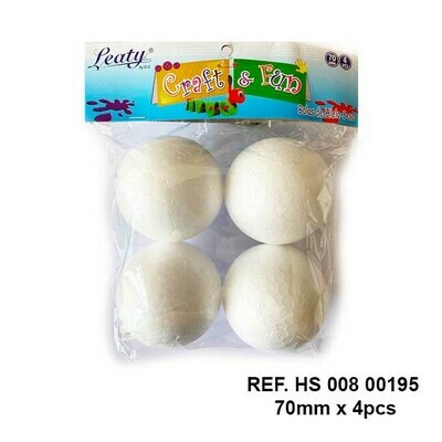 Esferas Hielo Seco 70mm x 4pcs