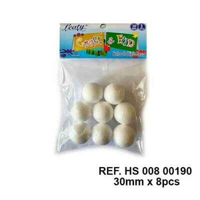 Esferas Hielo Seco 30mm x 8pcs