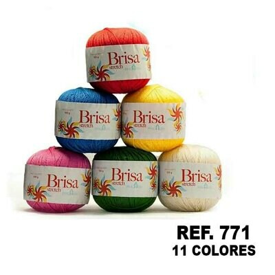 Hilo Brisa Strech 100gr - 93% acrílico 7% poliamida