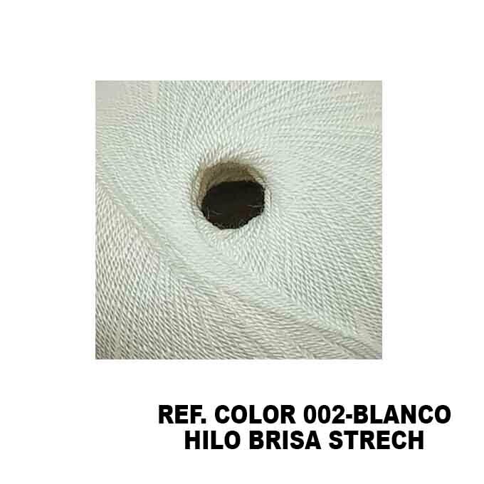 Hilo Brisa Strech 100gr - 93% acrílico 7% poliamida, COLORES: 002 Blanco