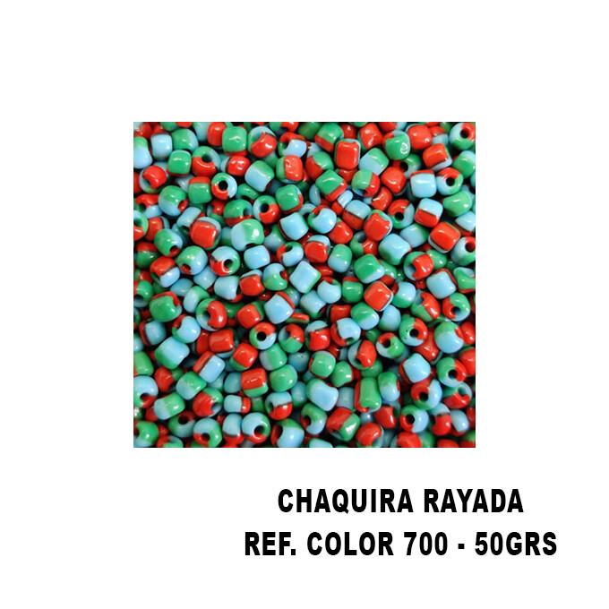 Chaquiron Rayado Cose 5/0 - 50grs, COLORES: 700