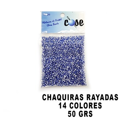Chaquira Rayada Cose 10/0 - 50grs