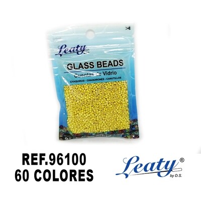 Chaquira de vidrio Leaty - 50grs