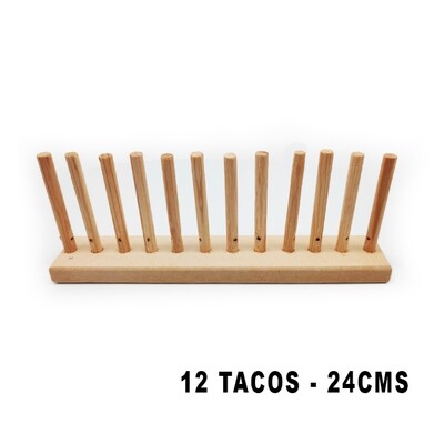 Telar de Madera  12 tacos- 24cms