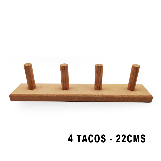 Telar de Madera 4 tacos - 22cms