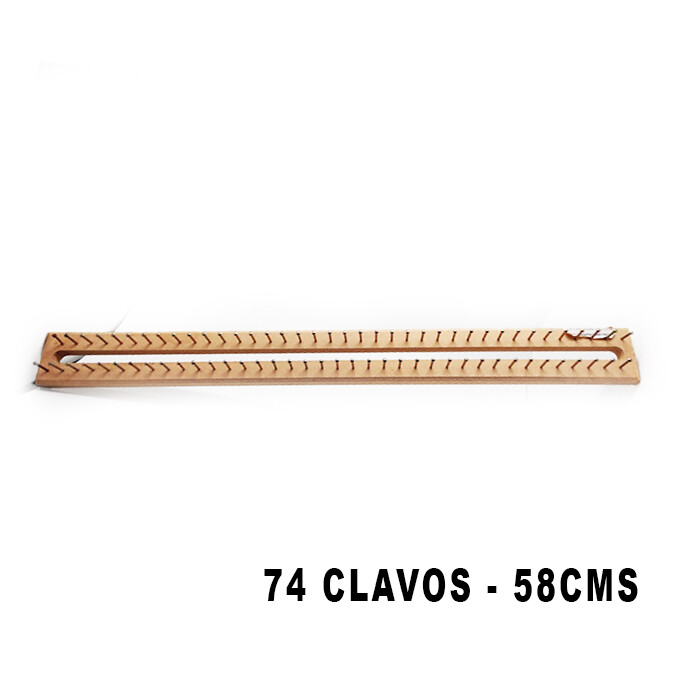 Telar de Madera  74 clavos- 58cms
