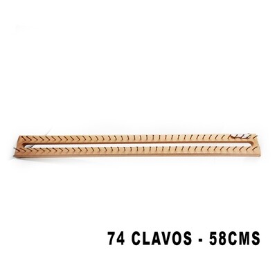 Telar de Madera  74 clavos- 58cms