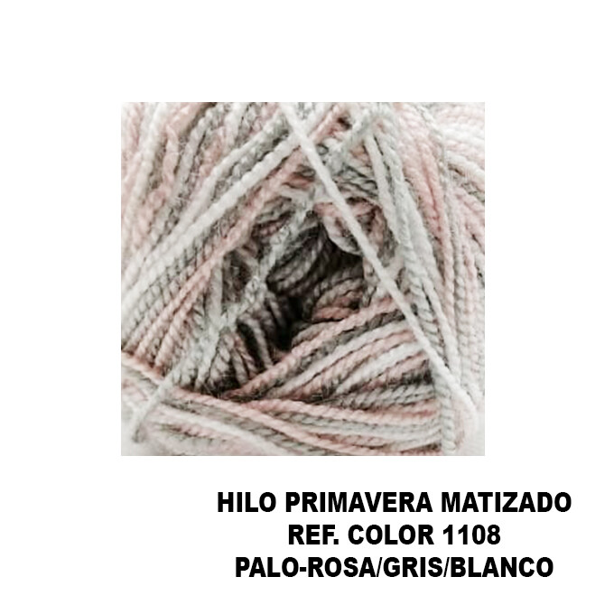 Hilo Primavera Matizado - 50grs, Colores: 1108