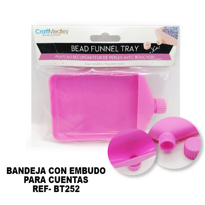 Bandeja con Embudo para Cuentas