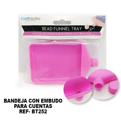 Bandeja con Embudo para Cuentas