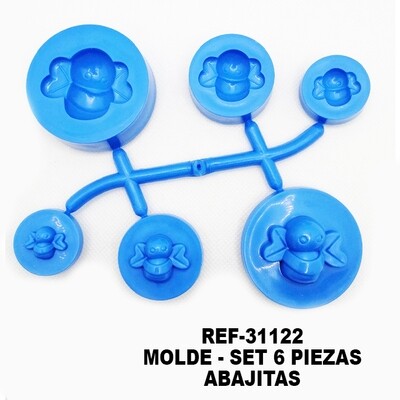 Moldes Abejita - 6 piezas