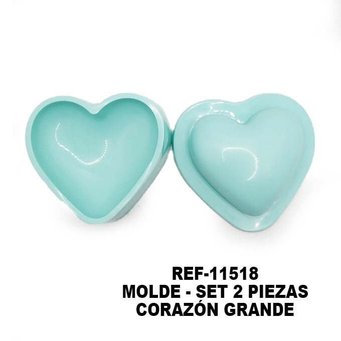 Molde Corazón Grande - 2 piezas