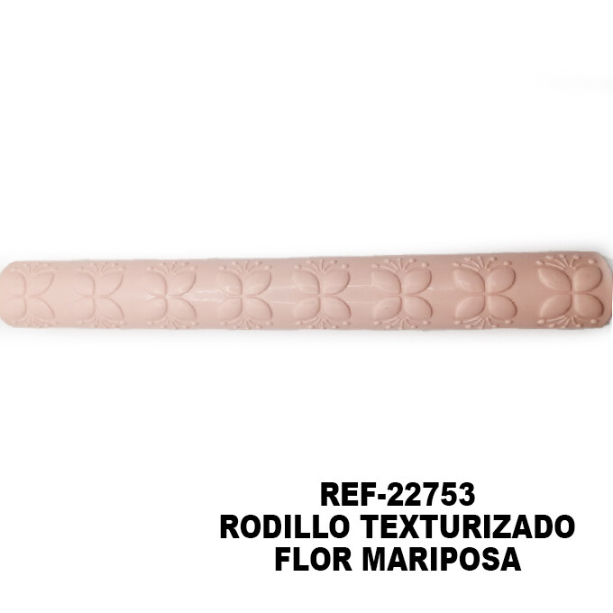 Rodillo Texturizado - Flor mariposa