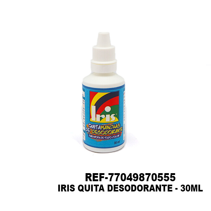 Iris Quita Manchas Difíciles - 30ml, Iris Quita Mancha: Desodorante