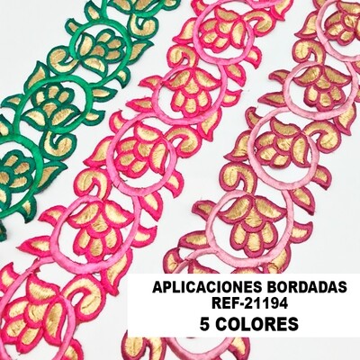 Aplicaciones Bordadas