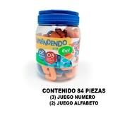 Juego Didáctico - Números/Alfabeto - 84 piezas