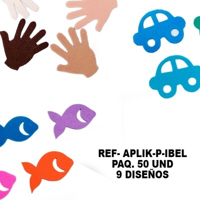 Apliques de Fomi - Paq. 50 unidades
