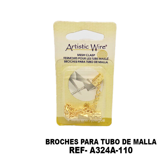 Broches para tubo de malla