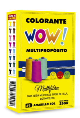 Colorante Wow, COLORES: Amarilo Sol