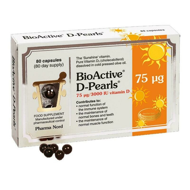 ​Pharma Nord Bioactive D-Pearls 75 µg/3000 IU