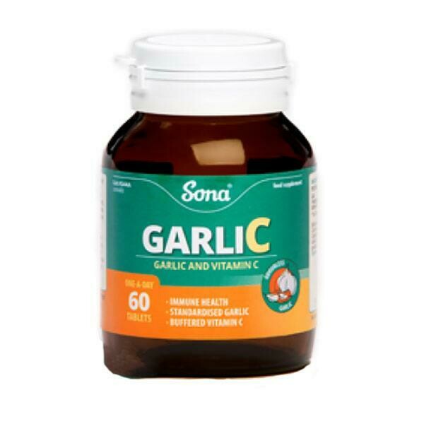 Sona Garlic and Vitamin C 60 Tablets