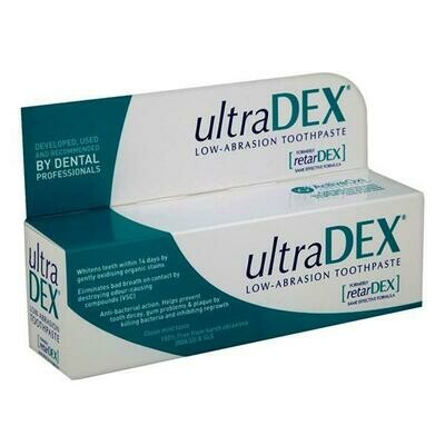 UltraDEX low-abrasion toothpaste