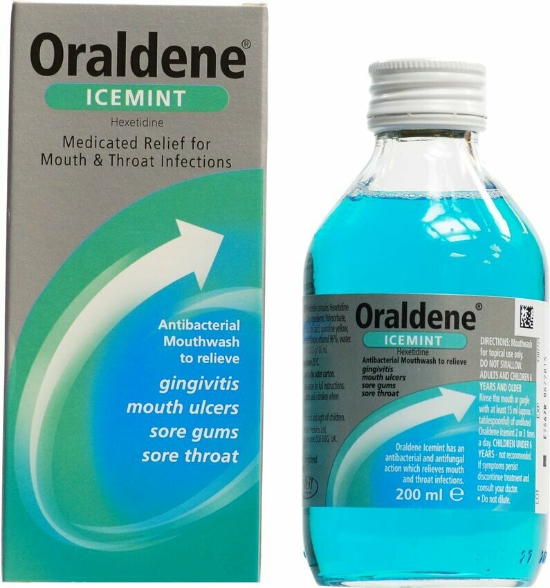 Oraldene -  Ice mint 0.1% W/V Mouthwash