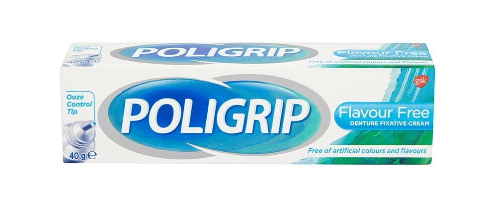 Poligrip Mint - denture fixative cream
