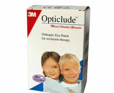 OPTICLUDE- orthoptic eye patch for occlusion therapy