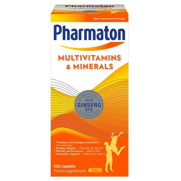 Pharmaton - Multivitamins &amp; Minerals 100 Caplets