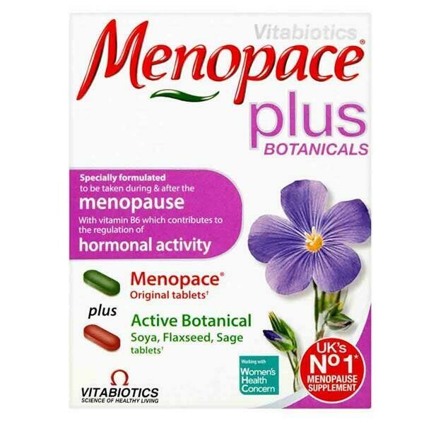 Vitabiotics - Menopace- Original - Dual Pack 28 Original Tablets + 28 Botanical Tablets
