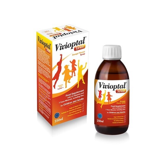Vivioptal Junior Orange Flavour Syrup 250ml