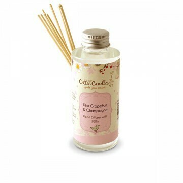 Celtic Candles - Fragrance Diffuser Refill 100ml - Pink Grapefruit &amp; Champagne