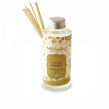 Celtic Candles - Fragrance Diffuser Refill 100ml - Lime, Basil &amp; Mandarin