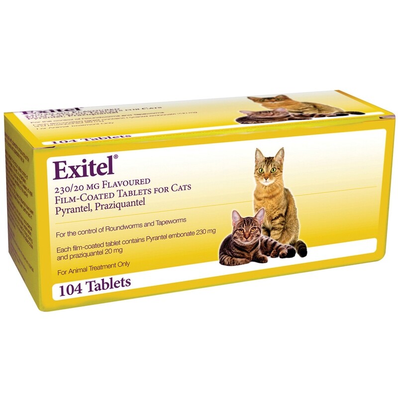 Exitel for cats per tablet
