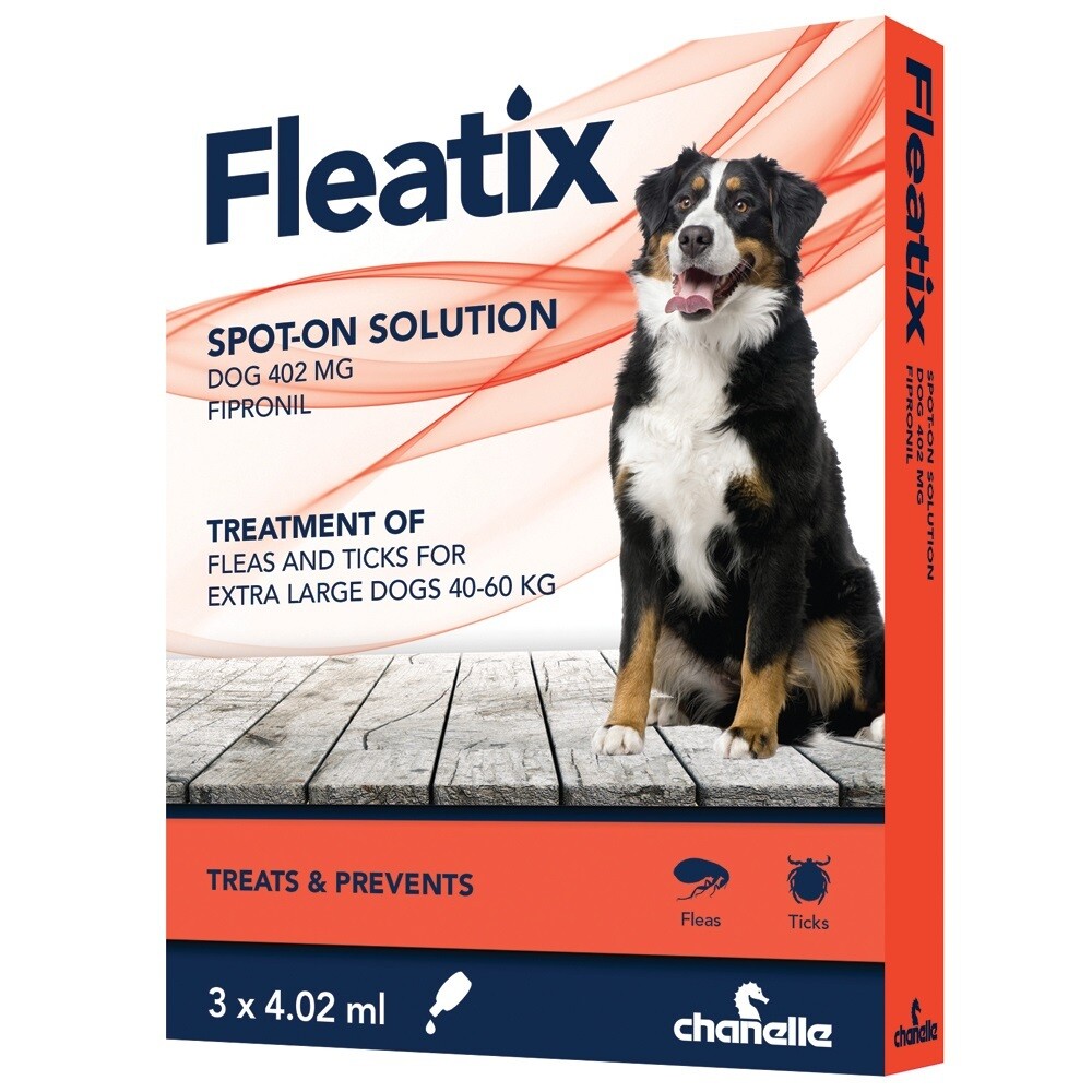 Fleatix - flea and tick treatment 3 pk