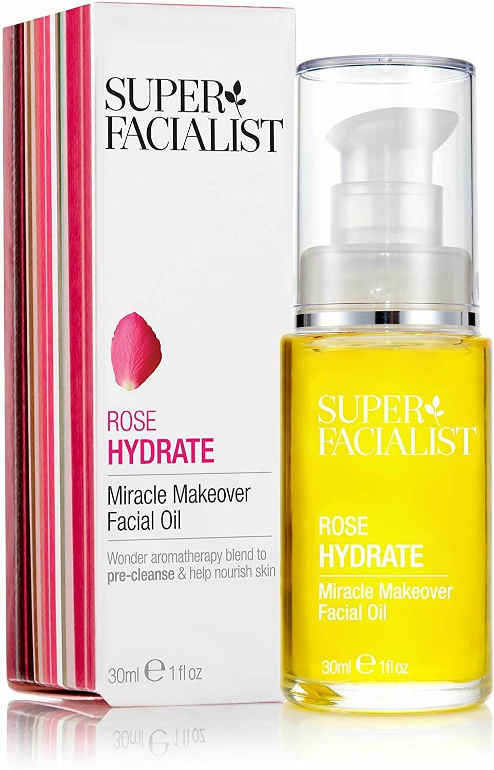 SUPER FACIALIST ROSE HYDRATE MIRACLE MAKEOVER FACIAL OIL 30ML