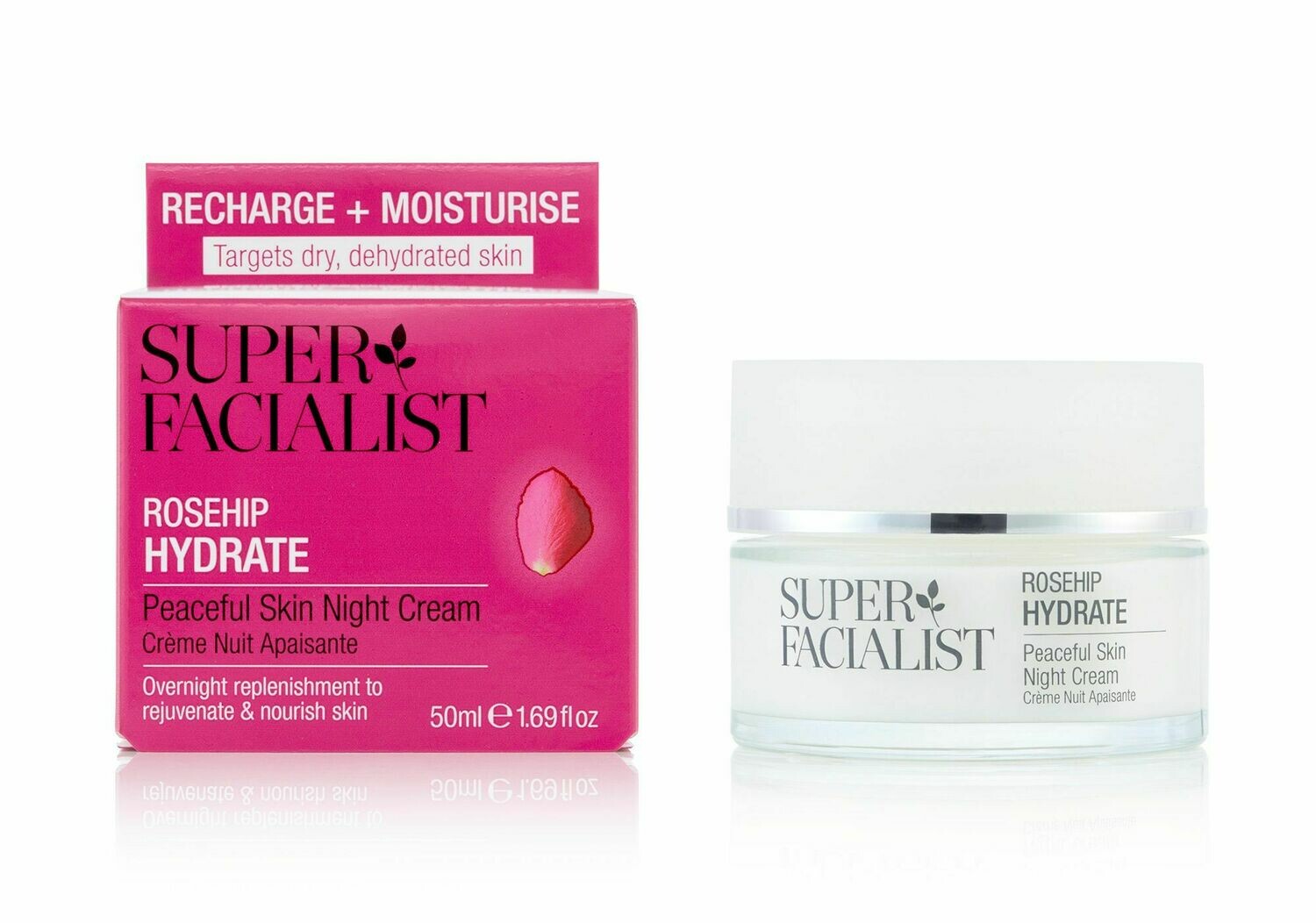 SUPER FACIALIST ROSE HYDRATE PEACEFUL SKIN NIGHT CREAM 50ML
