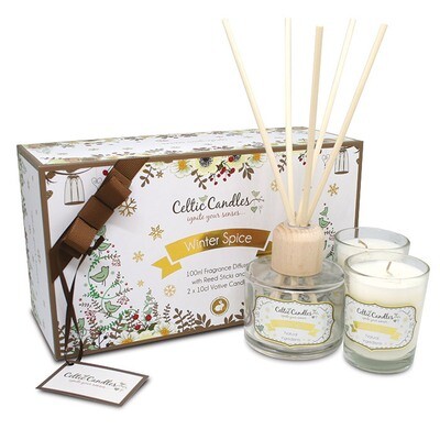 Winter Spice Gift Set- Celtic Candle