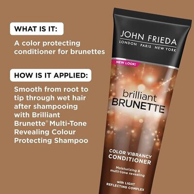 John Frieda-Brilliant Brunette- Conditioner